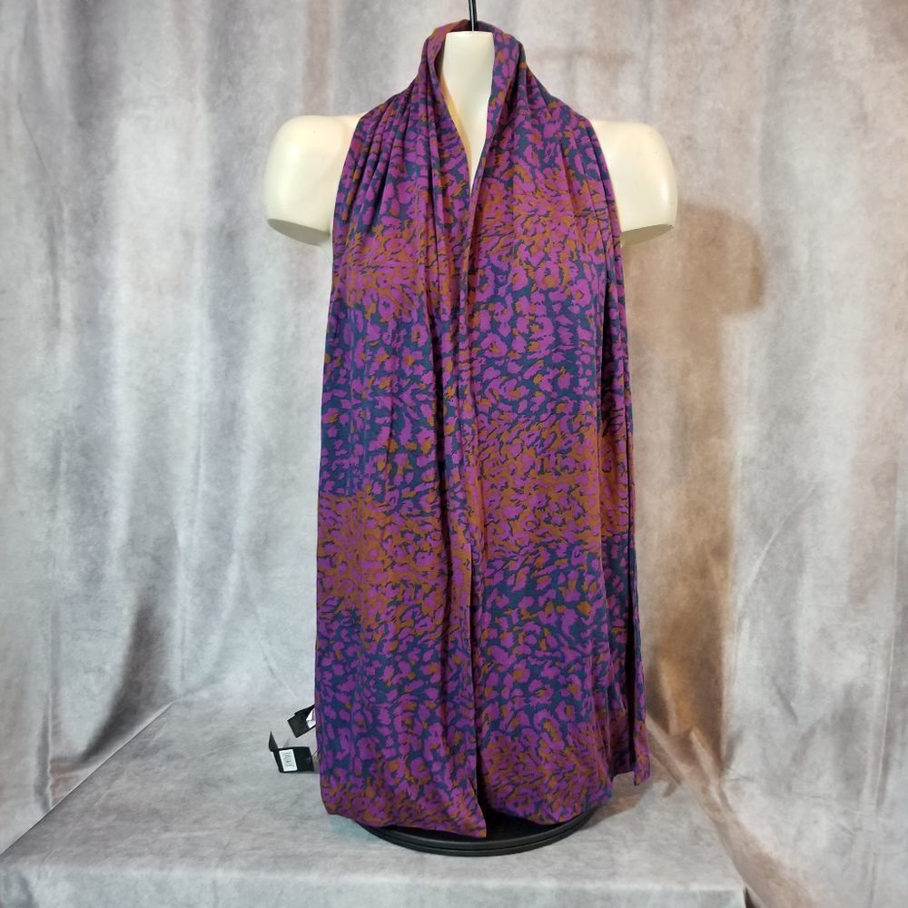 Marc Jacobs Amazon Purple Multi-Colored Scarf - Picture 2 of 5